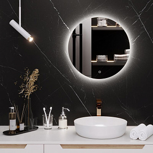 Зеркало круглое с подсветкой МИЛАН (50) / AQUA DE MARCO