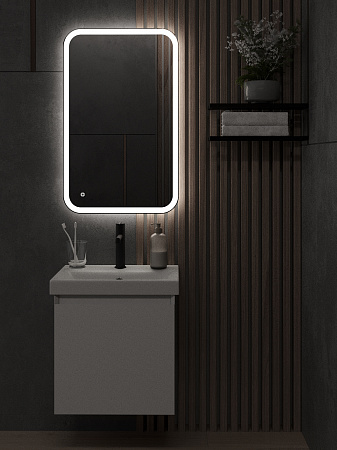 Зеркало с подсветкой КАПЕЛЛА (50*80 /80*50) /универсальное/ AQUA DE MARCO