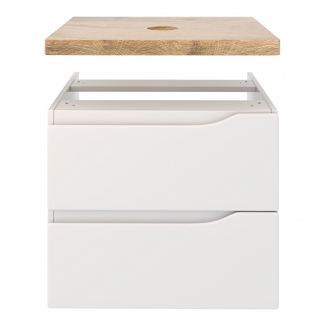 Тумба подвесная НОРДИК 60 /левая/ AQUA DE MARCO