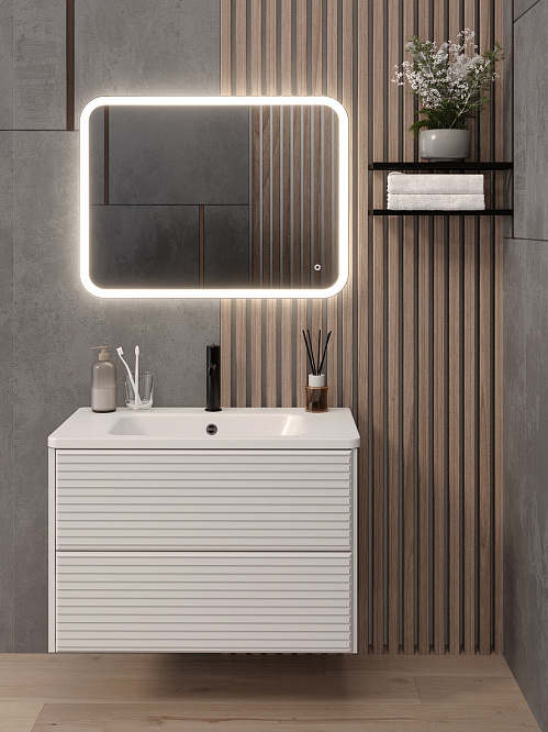 Зеркало с подсветкой КАПЕЛЛА (60*80 /80*60) /универсальное/ AQUA DE MARCO