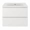 Тумба подвесная ЭСТЕЛЬ 80 /белая/ под раковину Нева / AQUA DE MARCO