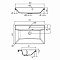 Тумба подвесная ПАРМА 70 /дымчатый серый/ AQUA DE MARCO